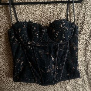 Lace Corset Top, Size Small
